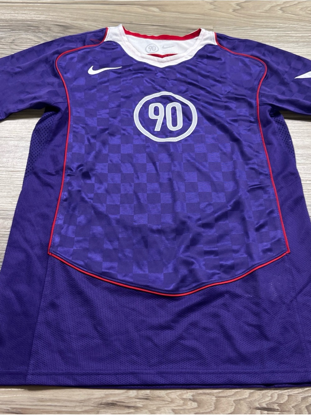 Nike Total 90 Dri-FIT Court Purple Soccer Shirt  Big Kids Large $70 II9782-547